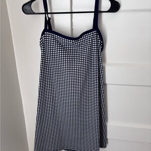 wild fable Navy and White Gingham Athletic Dress